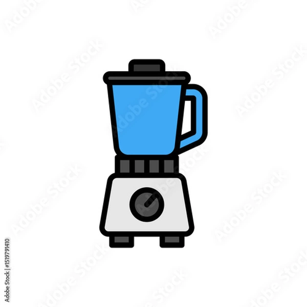 Fototapeta Vector illustration of an Blender icon on a white background