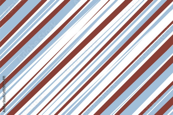 Fototapeta simple abstract dark and light color thin to thick diagonal line pattern diagonal brown and blue striped lines
