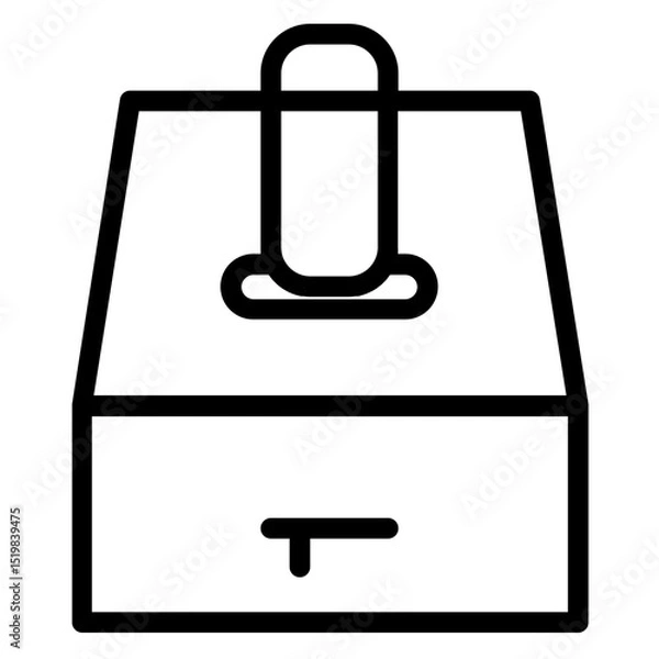Fototapeta Rejected Vote Casting Line