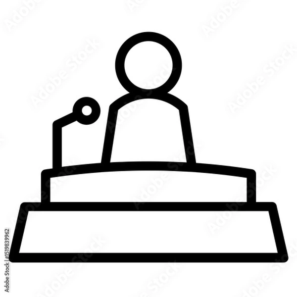 Obraz Speech Election Choose Line