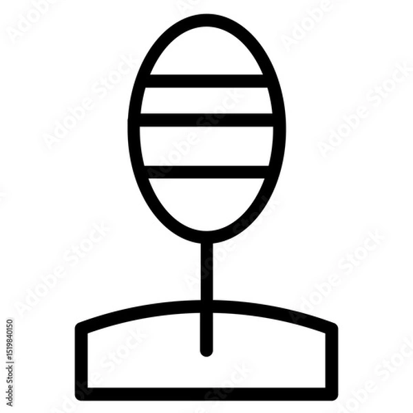 Obraz Speech Vote Microphone Line