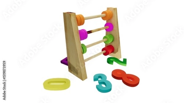 Fototapeta Children's toy model for learning to recognize objects