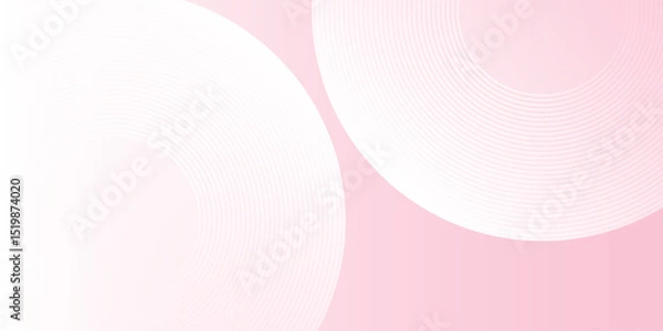 Fototapeta Abstract banner background pastel colorful pink and yellow gradations. Circle effect simple