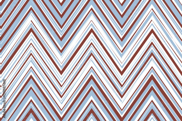 Fototapeta simple abstract dark and light color thin to thick zig zag line pattern