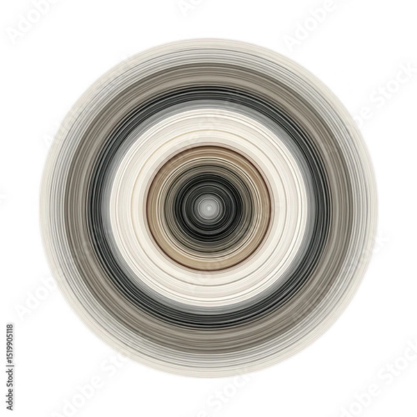 Fototapeta Calm concentric circles create abstract pulse design, evoking sense of tranquility and balance. soft color palette enhances soothing visual experience