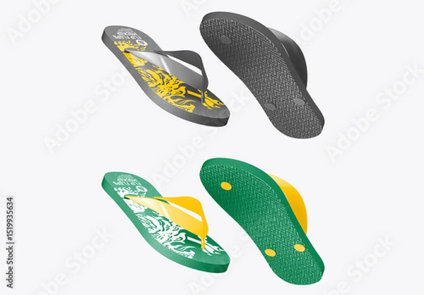 Fototapeta Flip Flop Mockup