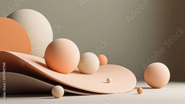 Fototapeta 3d render of an abstract background