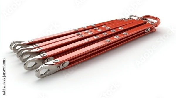 Obraz Red foldable safety equipment.