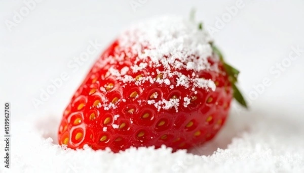 Fototapeta Strawberry with Powdered Sugar