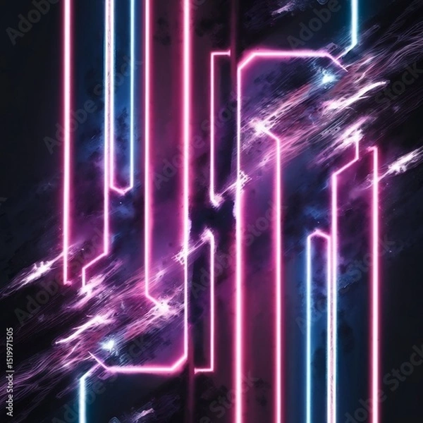 Obraz abstract background with colorful lights