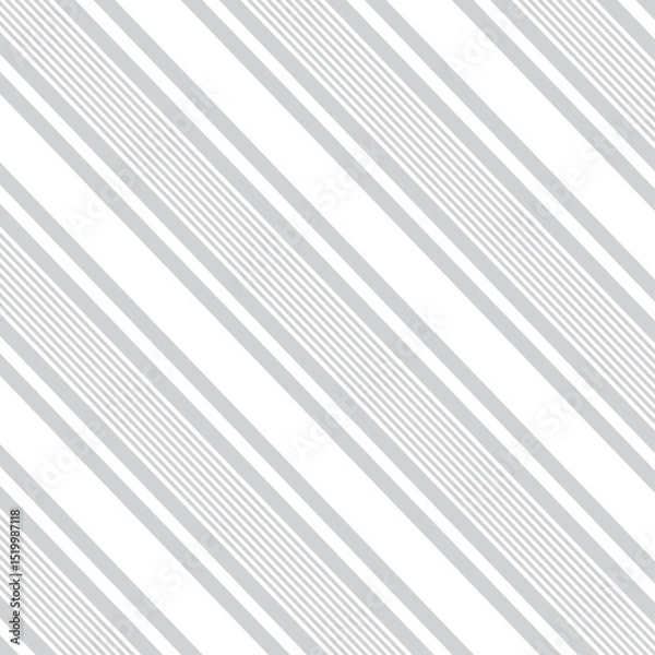 Fototapeta White diagonal striped seamless pattern background suitable for fashion textiles, graphics.