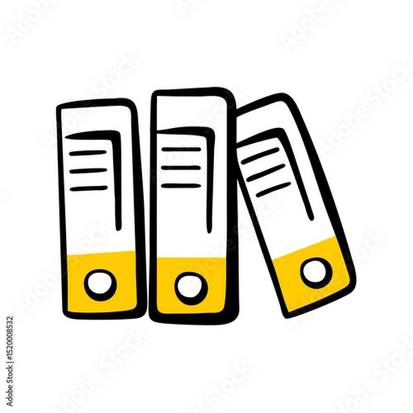 Obraz binders icon   vector icon