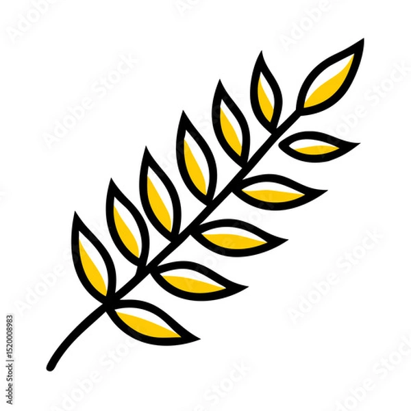 Obraz bracken vector icon