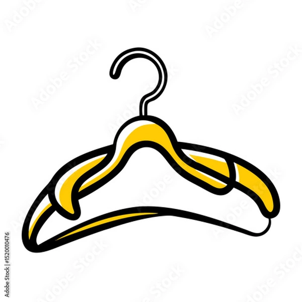 Obraz clothes hanger icon vector icon
