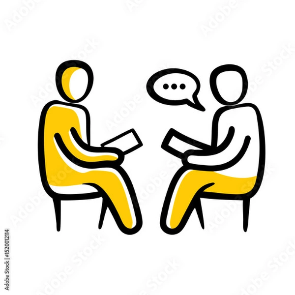 Obraz counseling vector icon