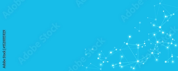 Fototapeta Molecular structure and genetic engineering, molecules DNA, neural network, scientific research. Abstract background for innovation technology, science, healthcare, and medicine