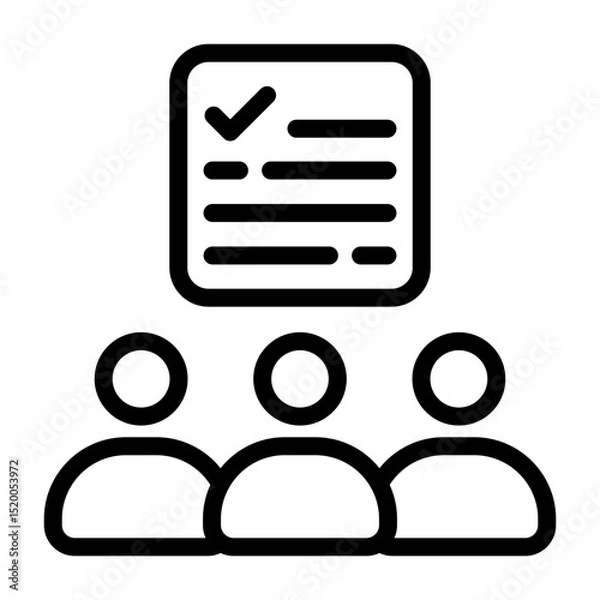 Obraz Employee Training Outline Icon
