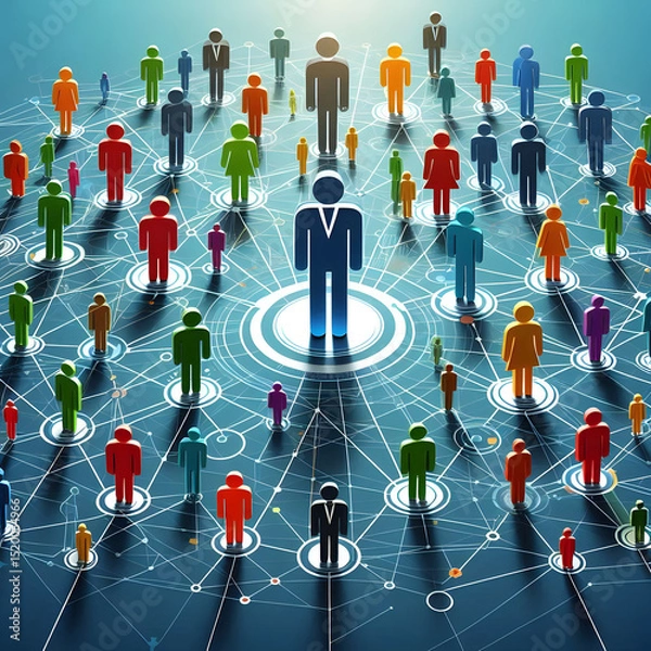 Obraz people  network