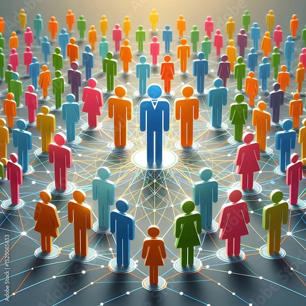 Obraz people  network