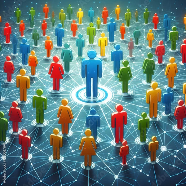 Obraz people  network