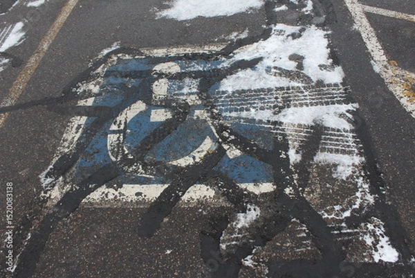 Obraz graffiti on the street