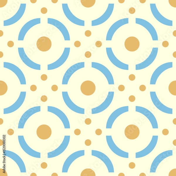 Fototapeta Abstract Geometric Seamless Pattern Background