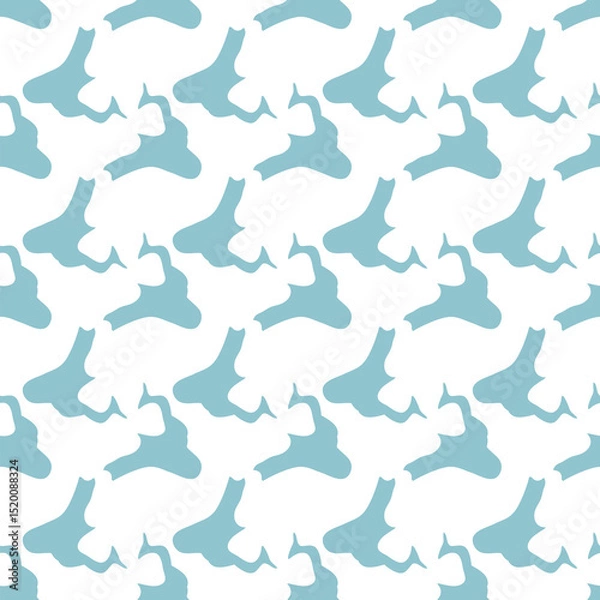 Fototapeta Abstract Geometric Seamless Pattern Background