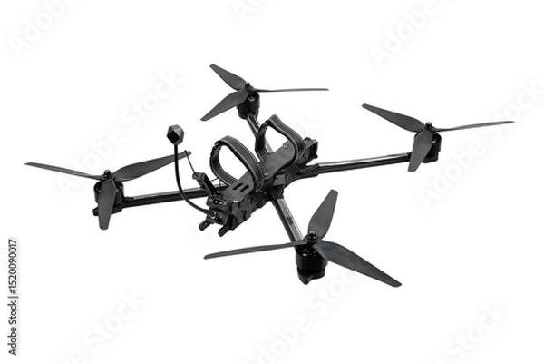 Fototapeta Racing drone with long antenna