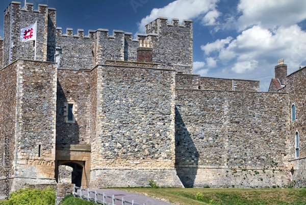 Obraz Dover Castle, in Dover, Kent, Founded in the 11th Century