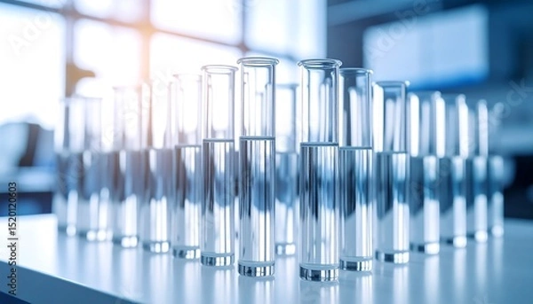 Obraz Laboratory test tubes with liquid (1)