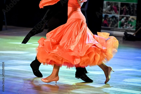 Obraz couple dancing standard dance