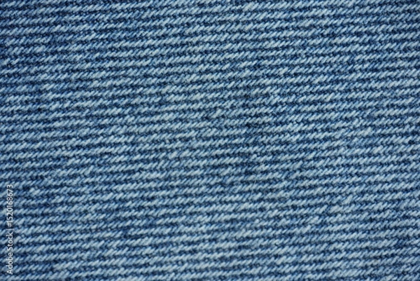 Fototapeta Blue denim texture as background, close up denim texture, macro denim texture	
