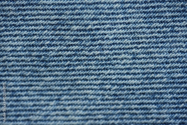 Fototapeta Blue denim texture as background, close up denim texture, macro denim texture	
