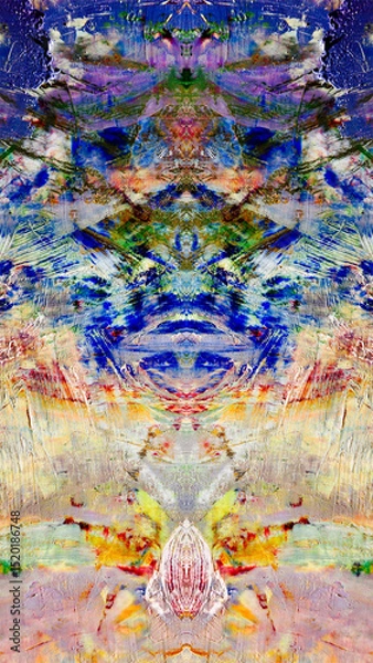 Obraz Abstract art background . Hand painting artwork on canvas .