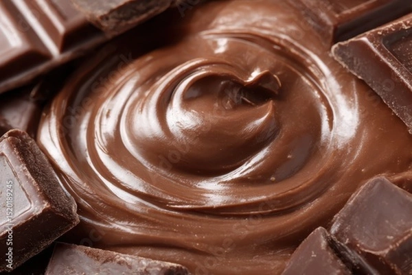 Fototapeta chocolate flow