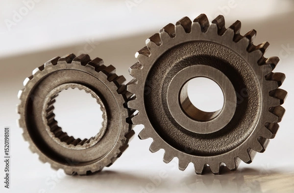 Obraz Two cog gears together