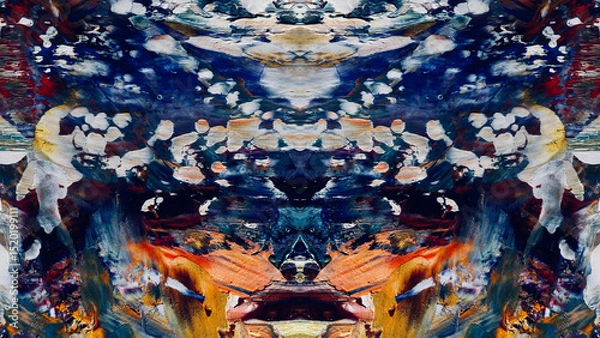 Obraz Abstract art background . Hand painting artwork on canvas .