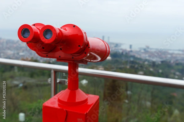 Fototapeta binoculars for viewing