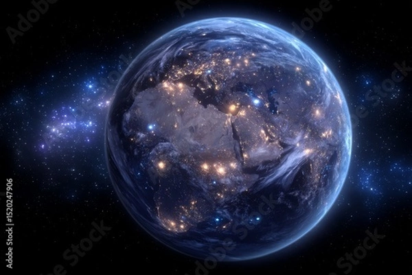 Fototapeta earth in space