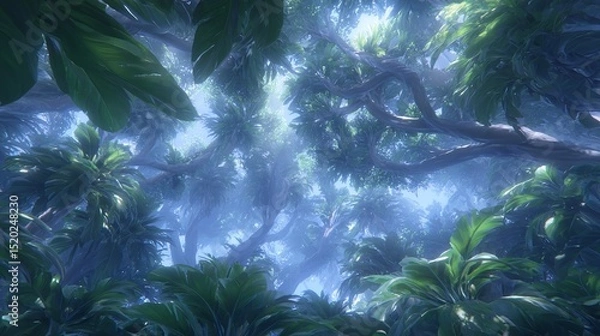 Fototapeta underwater world map