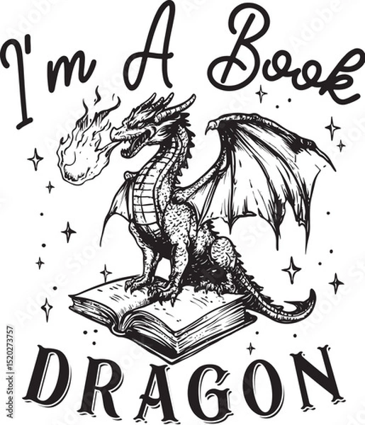 Obraz dragon vector illustration