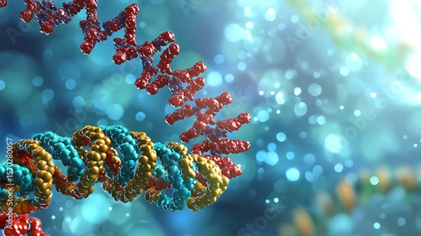 Obraz Protein Purification and Enzyme Activity Assays and copy space for text
