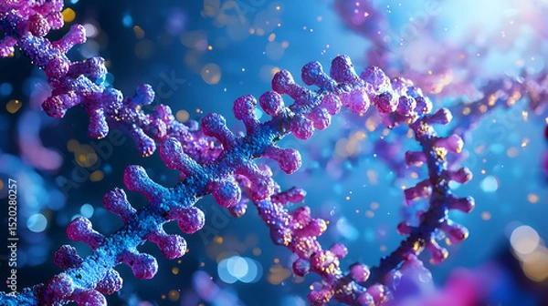 Obraz Protein Purification and Enzyme Activity Assays and copy space for text
