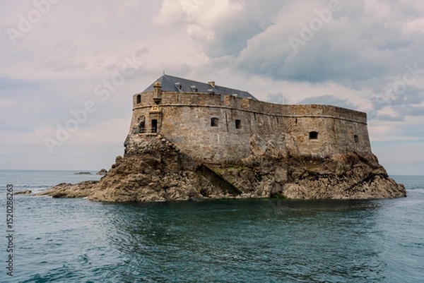 Fototapeta Fort de la Conchée à St Malo 