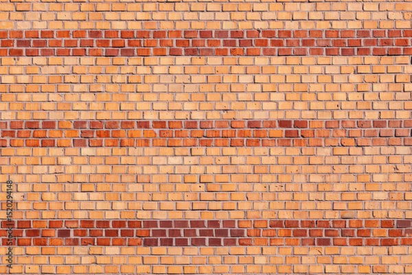 Obraz background of vintage brick wall in red colors
