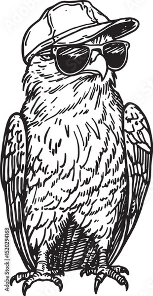 Fototapeta eagle vector illustration