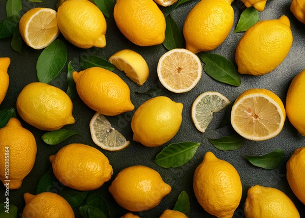 Fototapeta lemons and limes