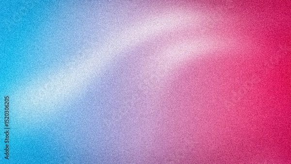Fototapeta Vibrant 4K abstract background with a playful pink to blue gradient and subtle grainy texture, perfect for lively digital designs