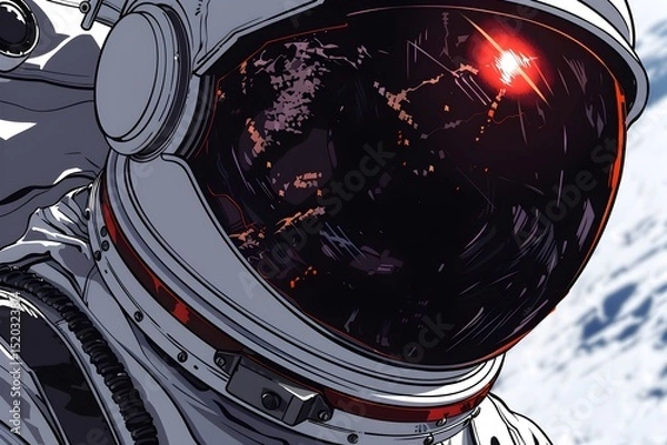 Fototapeta Astronaut closeup