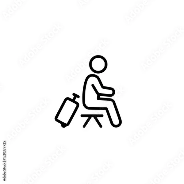 Obraz Waiting Traveler
